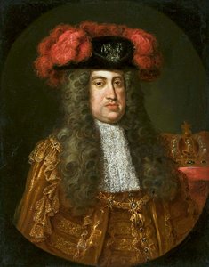 Porträt von Kaiser Karl VI. Habsburg (1685–1740) mit dem Orden vom Goldenen Vlies