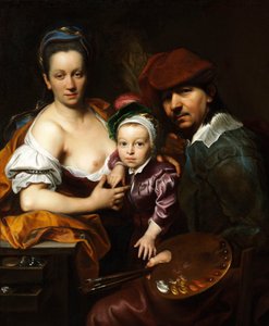 Porträt des Meisters und ihrer Familie