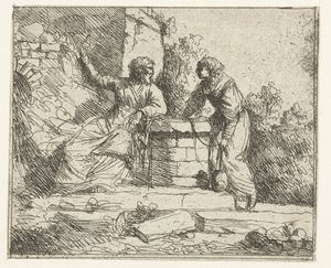 Christus und die Samariterin von Jan Lievens