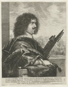 Porträt des Komponisten und Lautenisten Jacques Gaultier, 1631-1635 von Jan Lievens