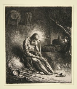 Der heilige Hieronymus in der Buße von Jan Lievens
