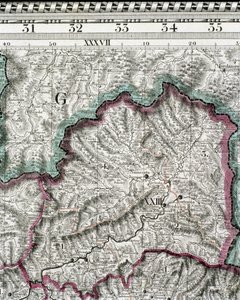 Karte des Königreichs Ungarn, gedruckt von Godfried