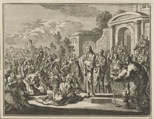 Christus heilt die Kranken von Jan Luyken
