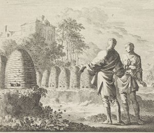 Emblem: Bienen von Jan Luyken