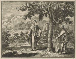 Gleichnis vom unfruchtbaren Feigenbaum von Jan Luyken