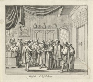 Jüdische Scheidung von Jan Luyken