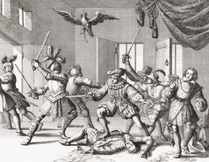 John und Alexander Ruthven versuchen, James VI. von Schottland zu entführen oder zu töten