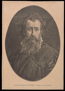Porträt von Jan Kochanowski nach einem Gemälde von Jan Matejko von Jan Matejko