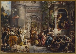 Empfang der Juden. R.P. 1096 von Jan Matejko