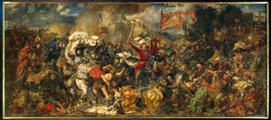 Die Schlacht von Grunwald, in der eine polnisch-litauische Armee unter der Führung des polnischen Königs Wladyslaw II. Jagiello