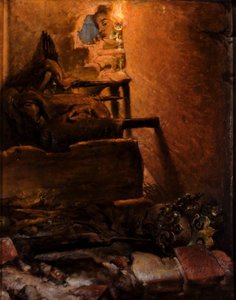 Das Innere des Grabes von Kazimierz Wielki von Jan Matejko