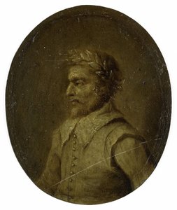 Porträt von Matheus de Casteleyn, Priester und Rhetoriker in Oudenaarde von Jan Maurits Quinkhard