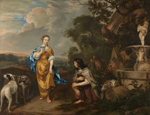 Doppelporträt eines jungen Paares als Granida und Daiphilo von Jan Mijtens