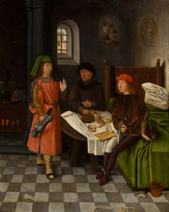Joseph erklärt die Träume des Bäckers und des Mundschenks von Jan Mostaert