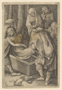 Die Grablegung (Kopie), 1521 von Jan Muller