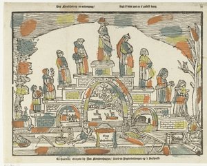 Treppe des Alters Des Menschen Auf- und Niedergang von Jan Nieuwenhuyzen