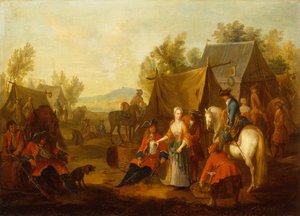 Militärlager von Jan Peeter Verdussen