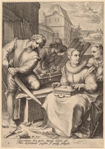 Mittag von Jan Pietersz Saenredam, after Hendrik Goltzius