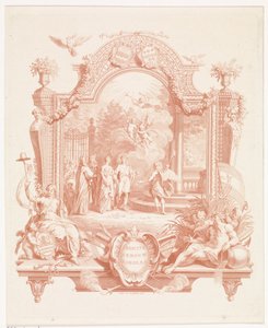 Allegorische Darstellung anlässlich der Hochzeit von Arnout van Citters und Sara Jacoba Ockerse von Jan Punt