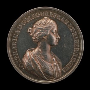 Catherine von Braganza, 1638-1705, Ehefrau von Charles II., König von England, 1662 [Rückseite], 1662
