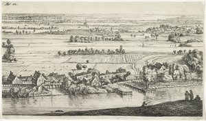 Dorf an einem Fluss von Jan Ruyscher