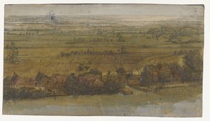 Dorf an einem Fluss von Jan Ruyscher
