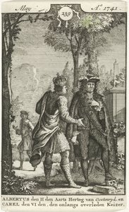 Gespräch zwischen Albrecht von Österreich und Karl VI.