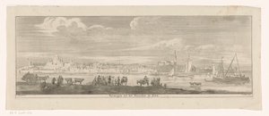 Ansicht von Nijmegen aus dem Norden von Jan Ruyter