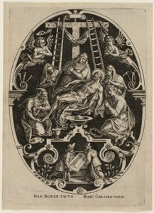 Klage, aus der Passion Christi von Jan Sadeler I
