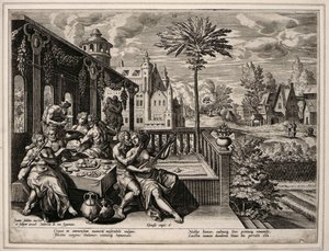 Genesis Kapitel 6, Vers 9, ca. 1600 von Jan Sadler