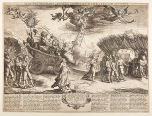 Allegorie des Triumphs der Niederlande über Spanien von Jan Saenredam