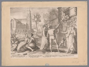 Junge Paare, die Spaß haben und tanzen, 1596