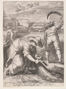 Sommer (Bauern bei der Weizenernte), aus Die vier Jahreszeiten