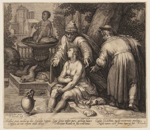 Susanna und die Ältesten von Jan Saenredam