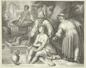 Susanna und die Ältesten von Jan Saenredam