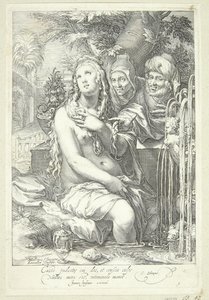Susanna und die Ältesten von Jan Saenredam