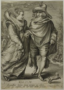 Winter, aus Die Vier Jahreszeiten von Jan Saenredam