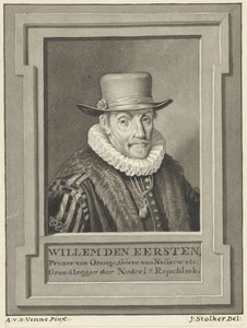 Porträt von Wilhelm I., Prinz von Oranien-Nassau von Jan Stolker