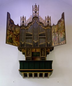 Bemalte Orgel, 1526