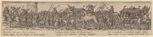 Armee-Zug und Tod