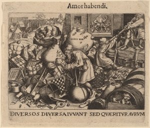 Jedermann von Jan Theodor de Bry after Pieter Bruegel the Elder