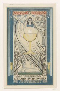 Plakat für den Internationalen Eucharistischen Kongress, 1924 von Jan Toorop