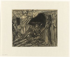 Maria am Grab von einem Engel angesprochen von Jan Toorop