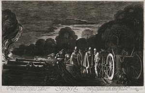 Die vier Elemente, Feuer (Ignis), ca. 1614-1622 von Jan Van de II Velde
