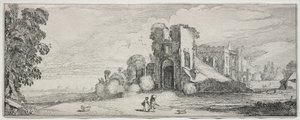 Landschaften und Ruinen: Burg Brederode von Jan Van de Velde