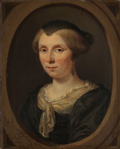 Porträt von Margaretha Verkolje, Ehefrau von Reinier Couturier von Jan Verkolje (I)