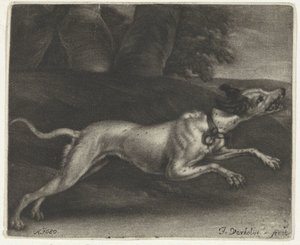 Rennender Hund von Jan Verkolje (I)
