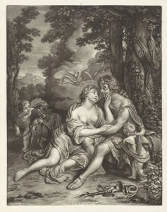 Venus hält Adonis von der Jagd ab