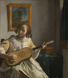 Die Gitarrenspielerin von Jan Vermeer van Delft
