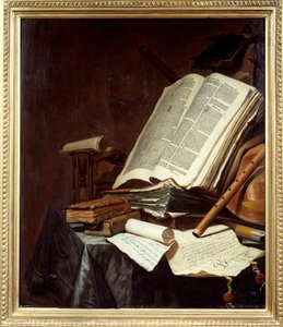Bücher und Musikinstrumente von Jan Vermeulen